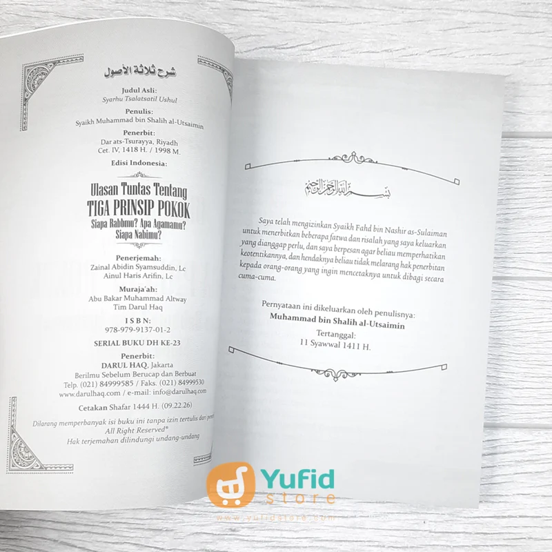 BUKU ULAS TUNTAS TENTANG 3 PRINSIP POKOK (DARUL HAQ) - Image 3