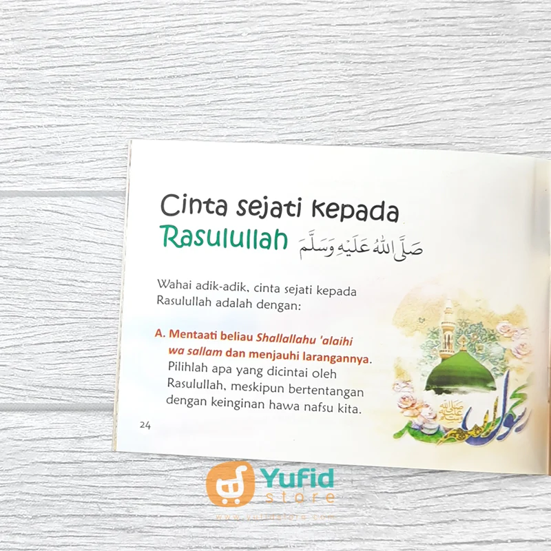 BUKU SAKU WAHAI ADIK-ADIK CINTAILAH RASULULLAH (PUSTAKA IBNU UMAR) - Image 8