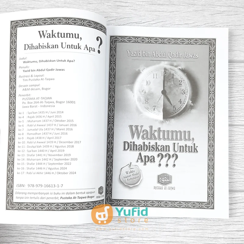 BUKU WAKTUMU DIHABISKAN UNTUK APA? (PUSTAKA AT TAQWA) - Image 3