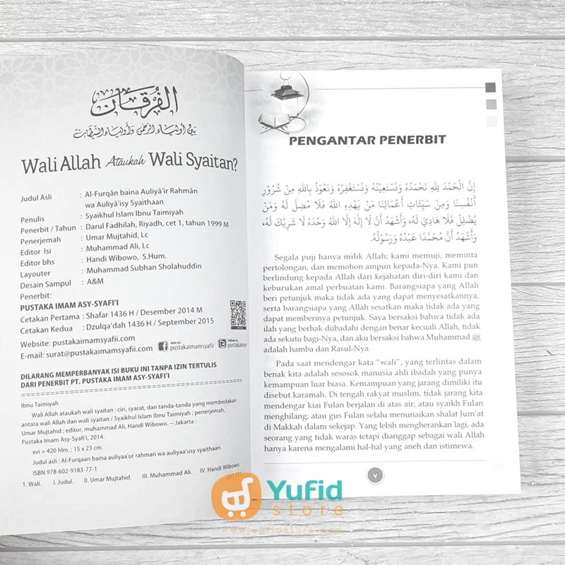 BUKU WALI ALLAH ATAUKAH WALI SYAITAN (PUSTAKA IMAM ASY-SYAFII) - Image 3