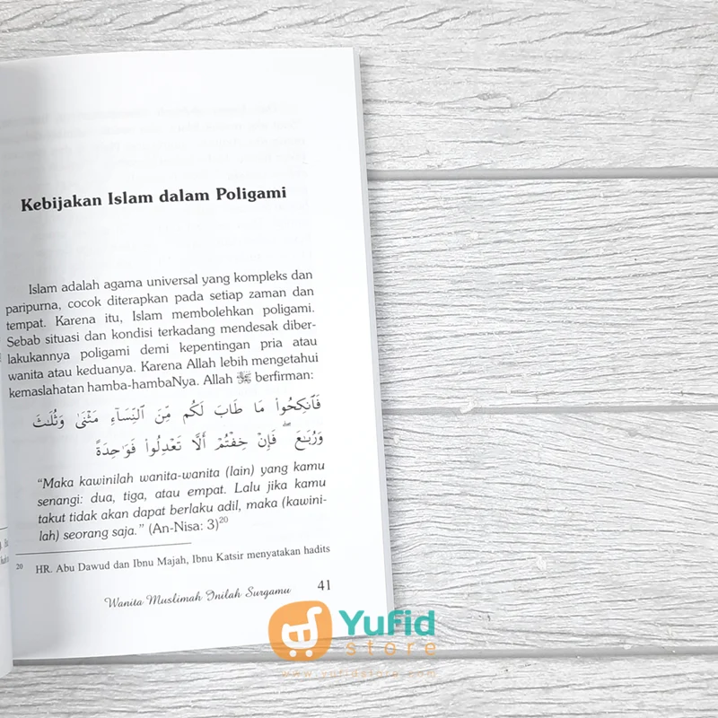 BUKU WANITA MUSLIMAH INILAH SURGAMU (PUSTAKA AT-TAZKIA) - Image 8