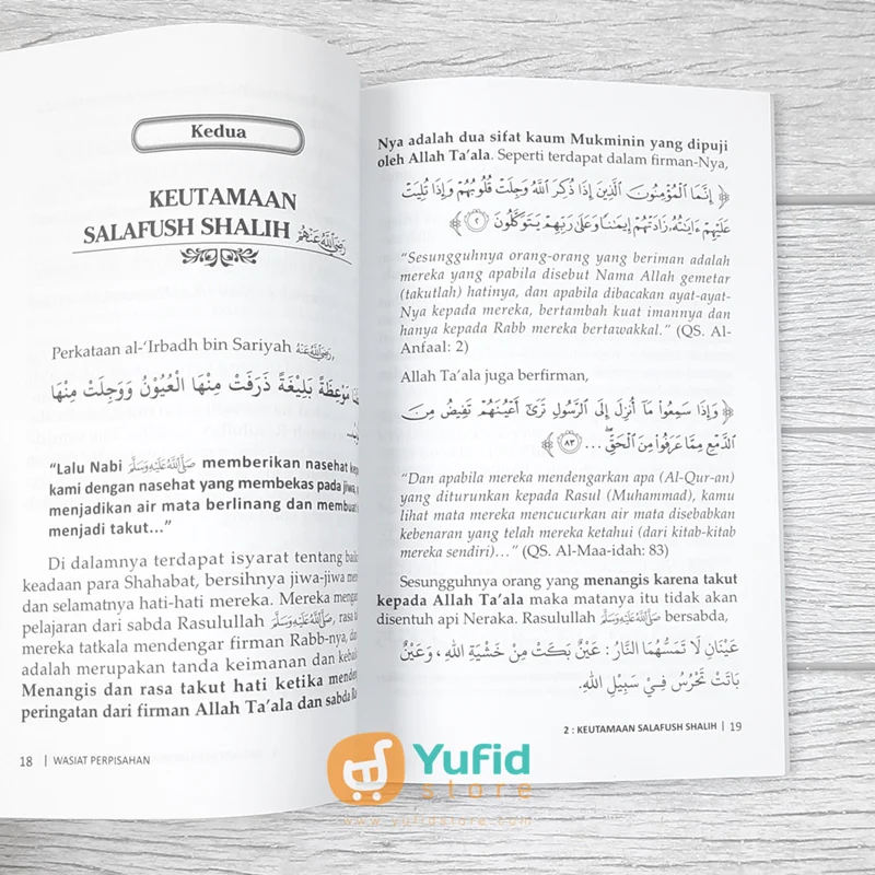BUKU WASIAT PERPISAHAN (PUSTAKA AT TAQWA) - Image 6