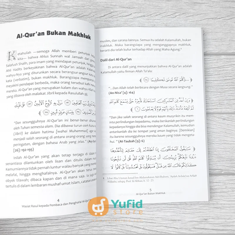 BUKU WASIAT RASUL KEPADA PEMBACA & PENGHAFAL AL-QURAN (AL-QOWAM) - Image 6