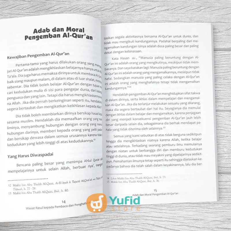 BUKU WASIAT RASUL KEPADA PEMBACA & PENGHAFAL AL-QURAN (AL-QOWAM) - Image 7