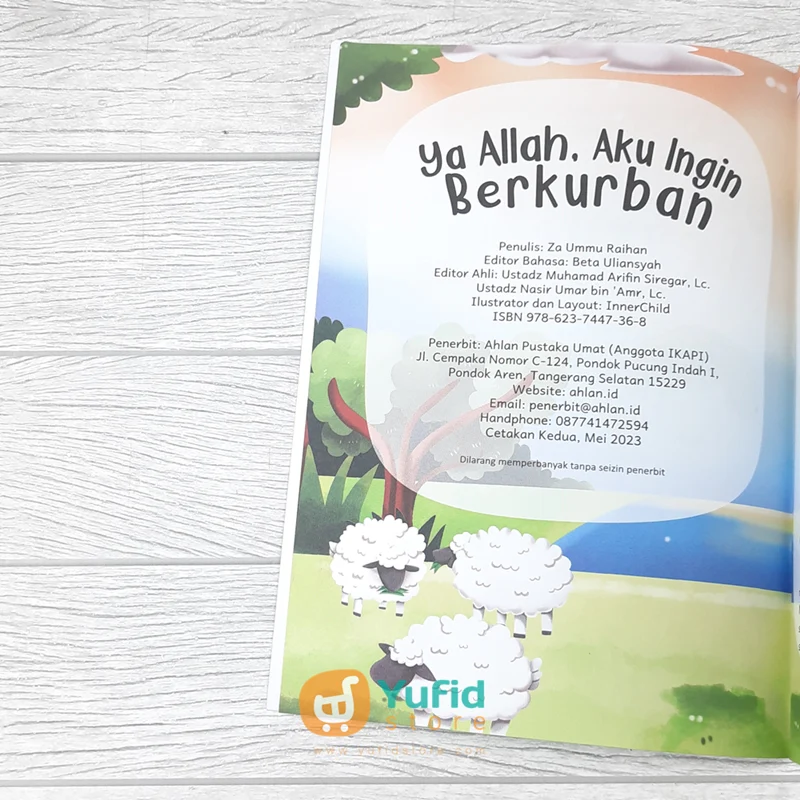 BUKU YA ALLAH AKU INGIN BERKURBAN (AHLAN) - Image 3