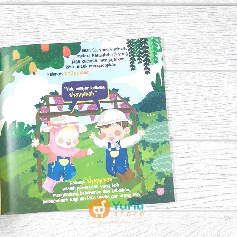 BUKU YUK BELAJAR KALIMAT THAYYIBAH ISTIGHFAR - ISTIRJA (EL HANA) - Image 3