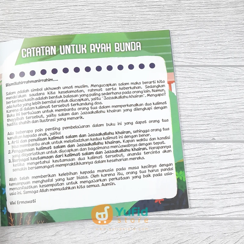 BUKU YUK BELAJAR KALIMAT THAYYIBAH! SALAM-JAZAKALLAH KHAIRAN (EL-HANA) - Image 8