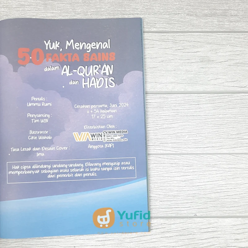 BUKU YUK MENGENAL 50 FAKTA SAINS DALAM AL QURAN DAN HADIS (CV WIN MEDIA) - Image 3