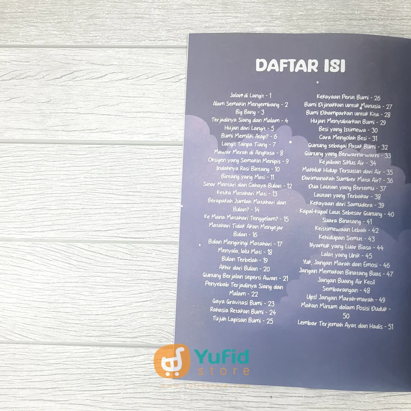 BUKU YUK MENGENAL 50 FAKTA SAINS DALAM AL QURAN DAN HADIS (CV WIN MEDIA) - Image 4
