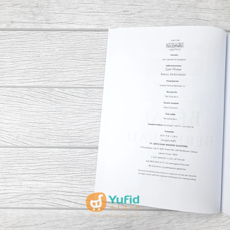 BUKU ZADUL MUHAJIR BEKAL BERHIJRAH (GRIYA ILMU) - Image 3