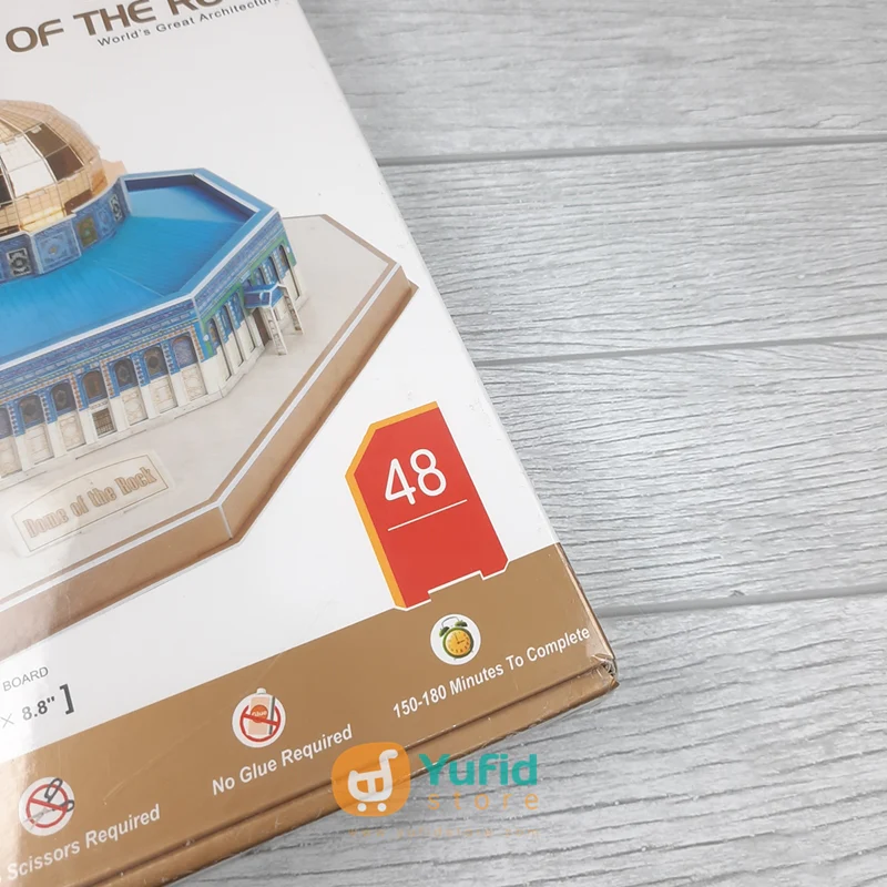 CubicFun 3D Puzzle Miniatur Kubah Shakhrah Dome of the Rock Palestina - Image 3