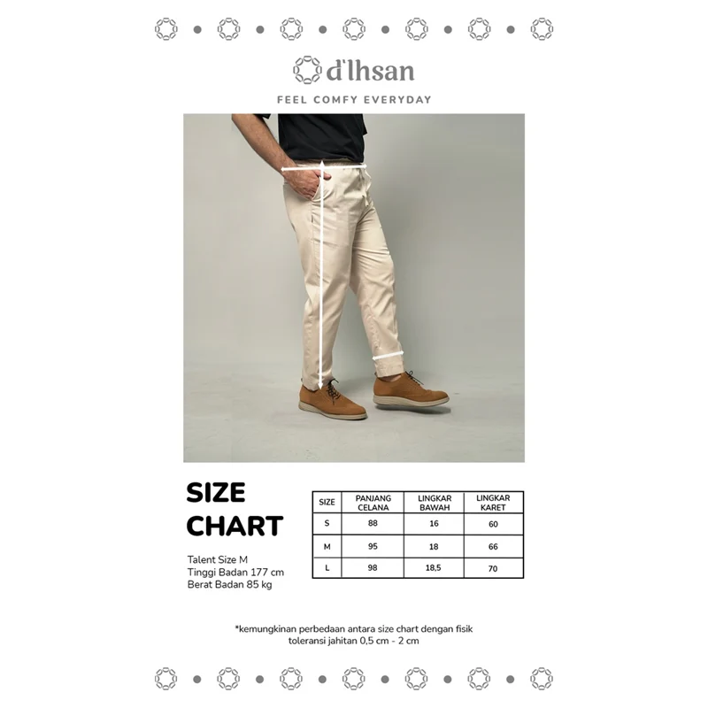 d'Ihsan Celana Pria Ankle Pants Dewasa - Image 11