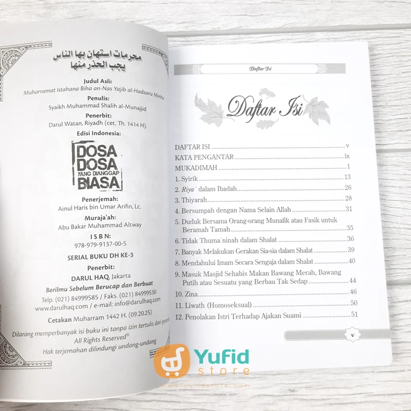 Buku Dosa-Dosa Yang Dianggap Biasa (Darul Haq) - Image 3