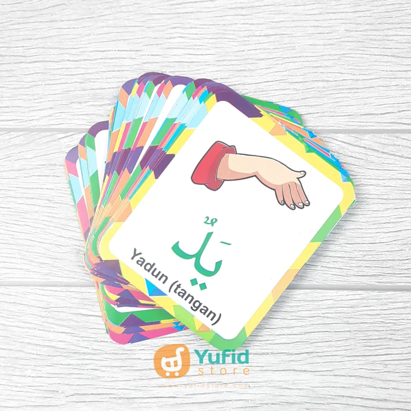 FLASHCARD MENGENAL HURUF HIJAIYAH UNTUK ANAK-ANAK (LINGKAR MEDIA) - Image 3