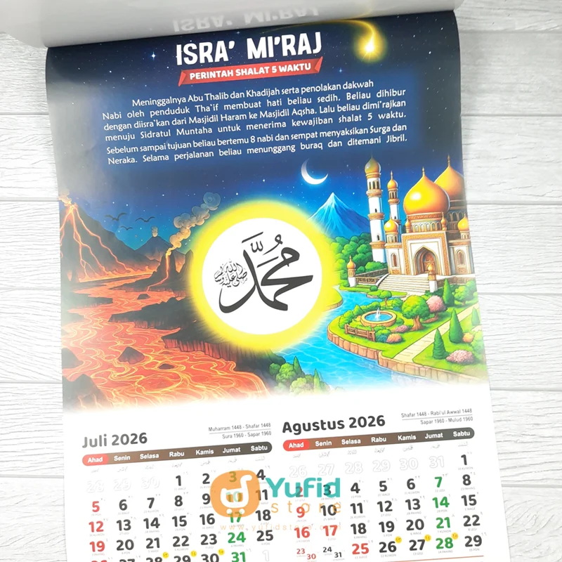 KALENDER ANAK TAHUN 2026 SIRAH NABAWIYYAH FOR KIDS (ARAFAH KIDS) - Image 8