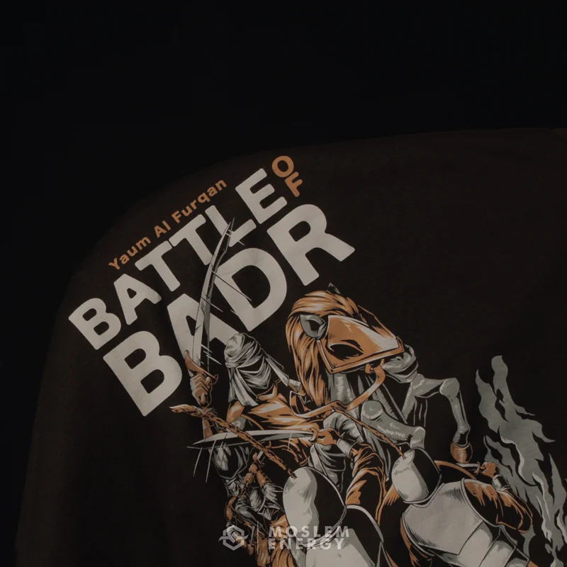 Kaos Muhajirin Battle of Badr 1.0 Dark Brown - Image 4