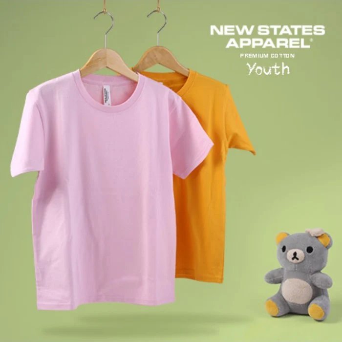 Kaos Polos Anak NSA Premium 24s - New States Apparel Premium Cotton Youth 72Y00 - Image 2