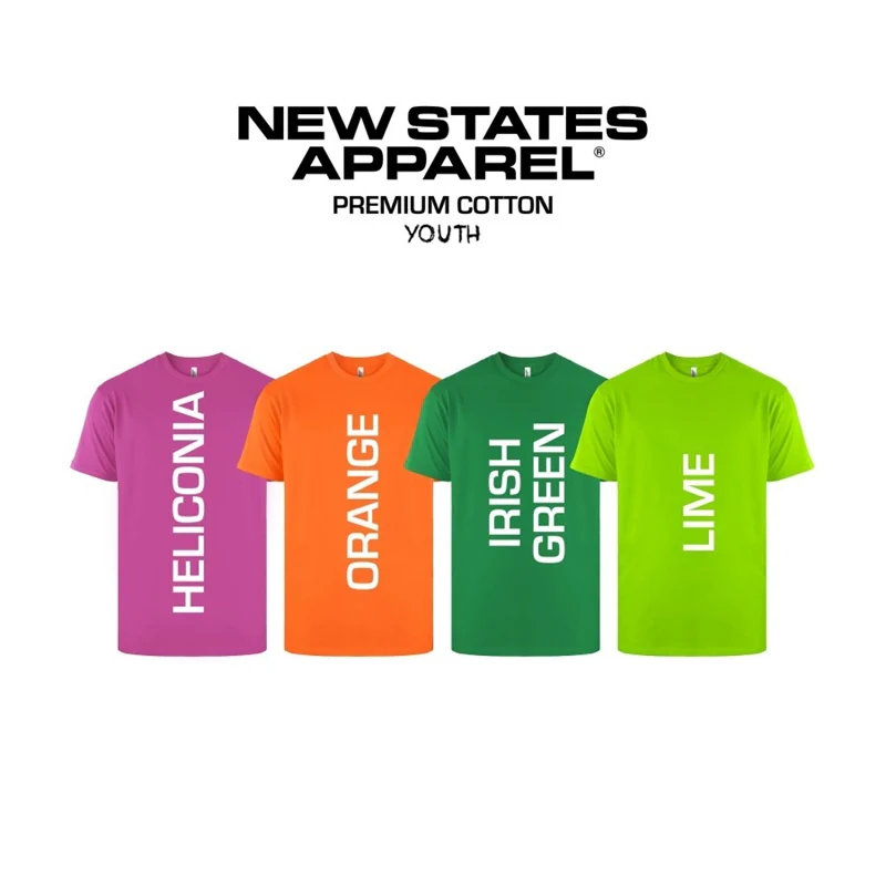 Kaos Polos Anak NSA Premium 24s - New States Apparel Premium Cotton Youth 72Y00 - Image 4
