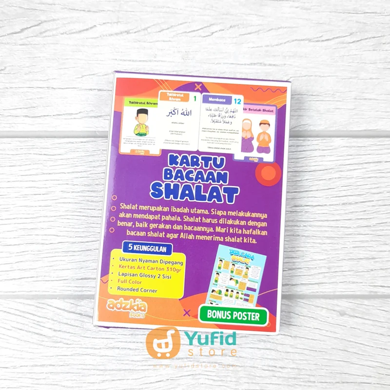 KARTU BACAAN SHALAT DAN KARTU HAFALAN DOA (ADZKIA BOOKS) - Image 2