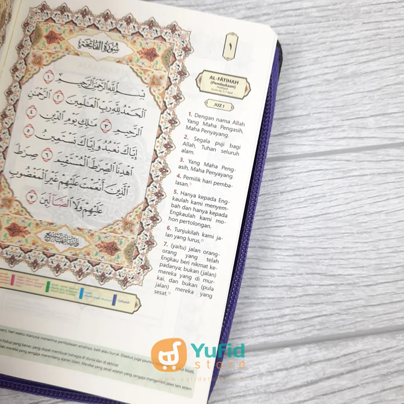 Mushaf Hafalan Utsmani Madinah Terjemah Tajwid Resleting A6 (Maana Publishing) - Image 3