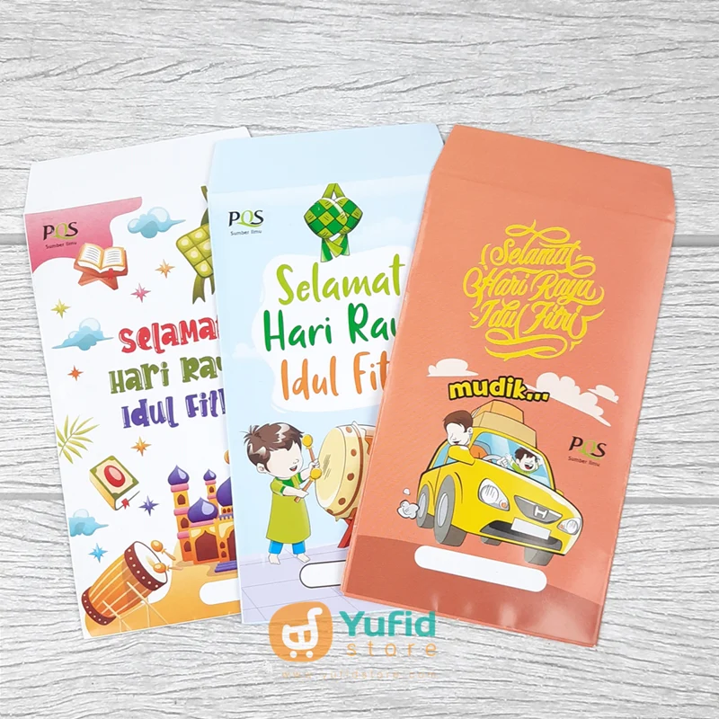 PAKET AMPLOP LEBARAN - SET ISI 100 AMPLOP (PQS) - Image 3