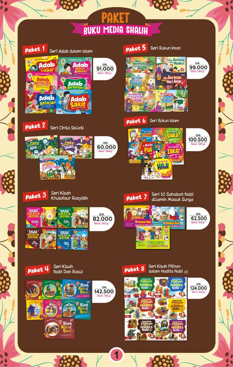 Paket Lengkap Buku Bacaan Anak Islam Bonus Tas Cantik (Media Sholih) - Image 2