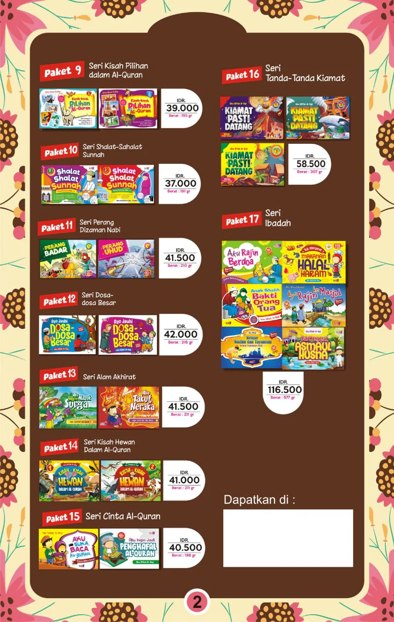 Paket Lengkap Buku Bacaan Anak Islam Bonus Tas Cantik (Media Sholih) - Image 3