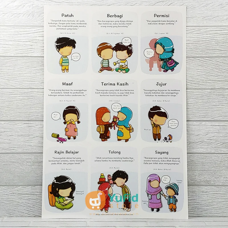 Paket Poster SD Girl Isi 10 Pcs - Image 5