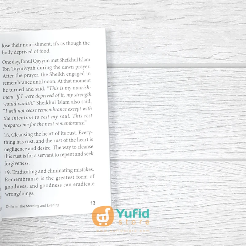 POCKET BOOK DHIKR REMEMBRANCE OF ALLAH IN THE MORNING AND EVENING (PUSTAKA IMAM ASY-SYAFII) - Image 6
