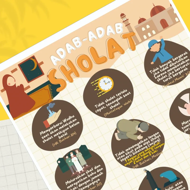 POSTER ADAB SHOLAT (KUN SHOLIHAN) - Image 2