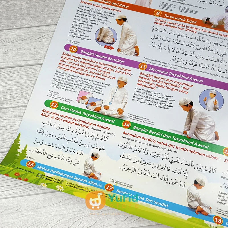 Poster Anak Boy Tata Cara Shalat Sesuai Sunnah Nabi - Image 5