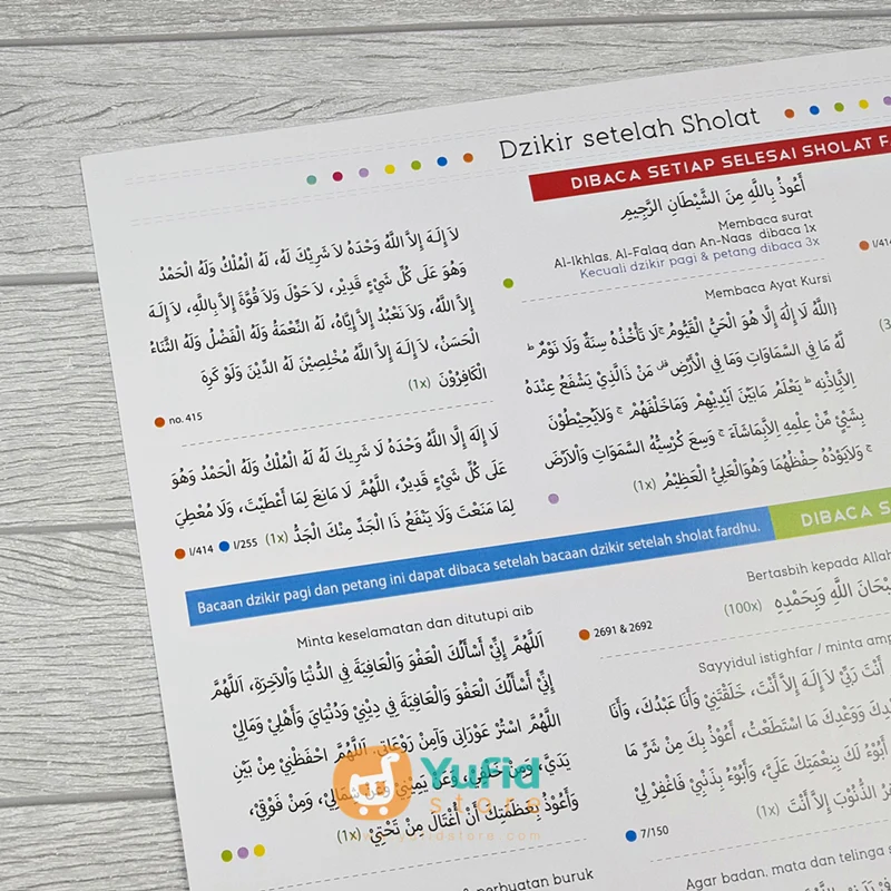 Poster Dzikir Setelah Sholat - Image 3