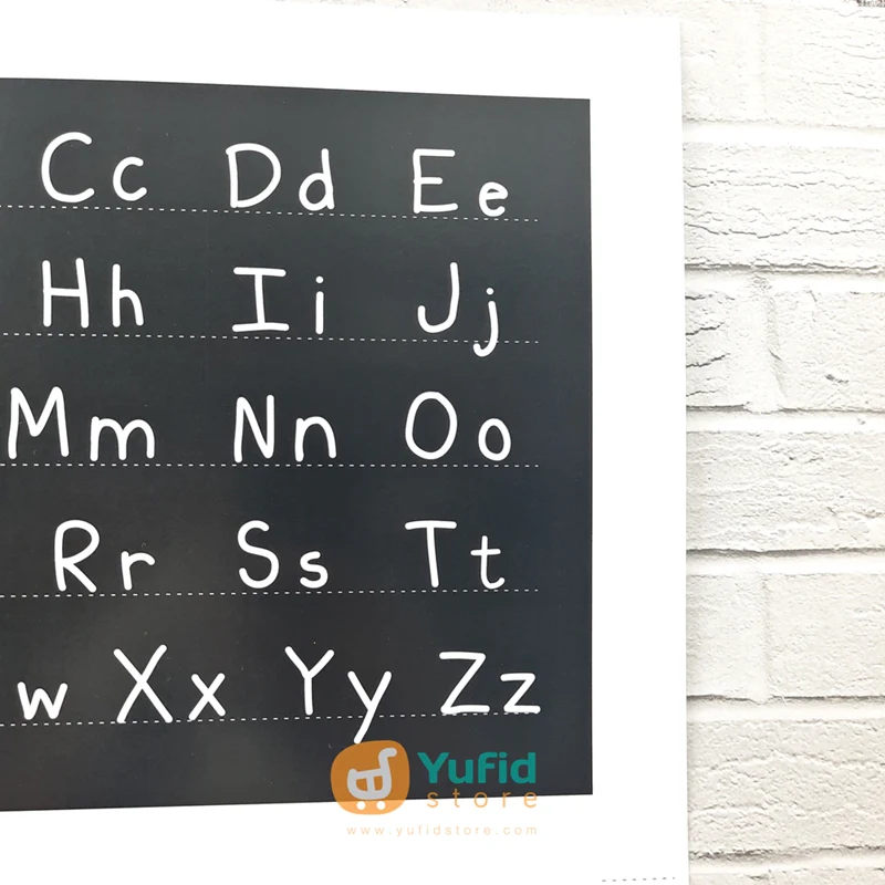 POSTER HIGH CONTRAST ALPHABET DAN ANGKA (LUMA-LUMA) - Image 3