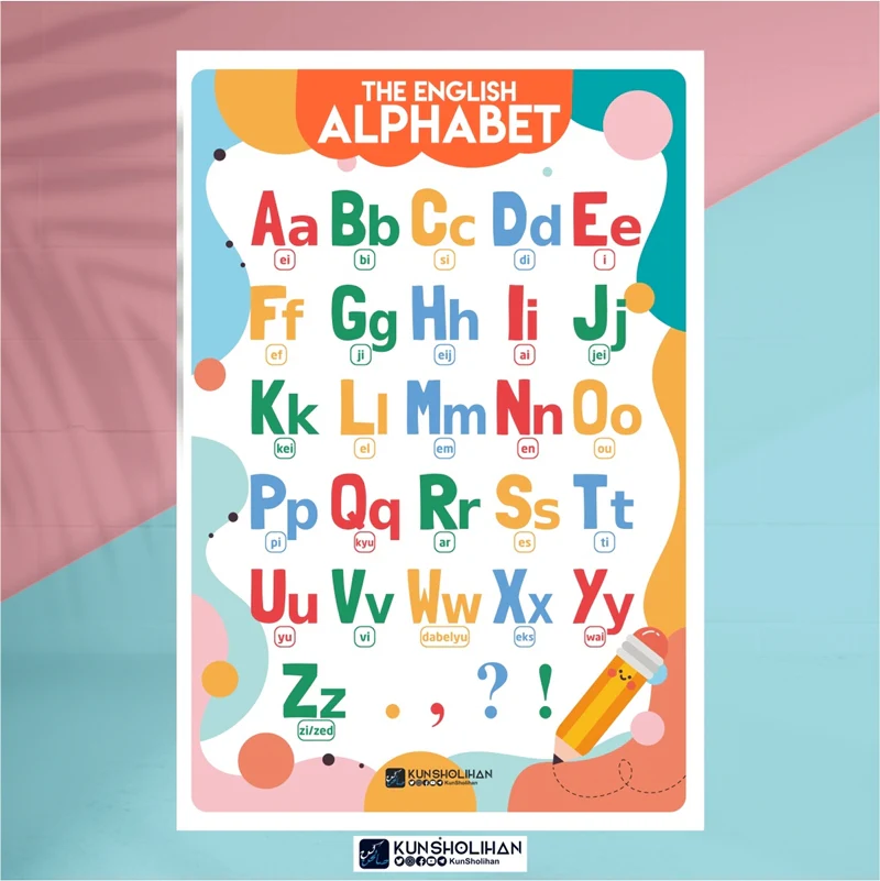 POSTER THE ENGLISH ALPHABET (KUN SHOLIHAN)