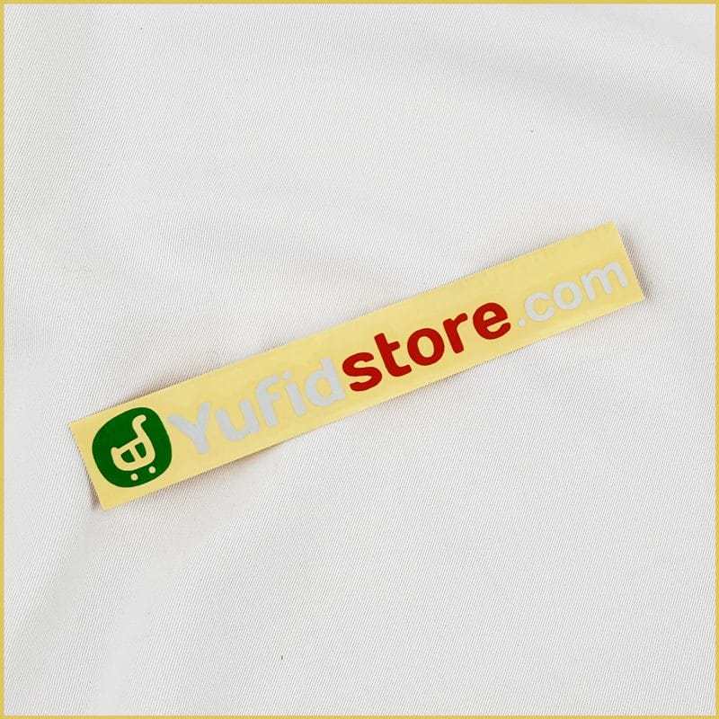 Sticker Yufid Store Hijau Putih Orange