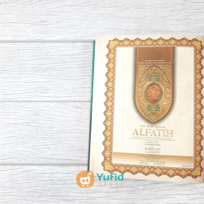 THE HOLY AL-QURAN AL-FATIH PORTABLE UKURAN B6 - Image 3